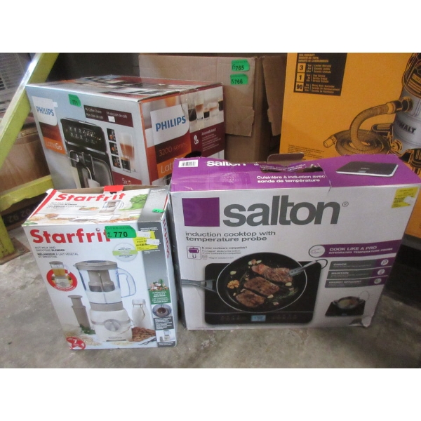 Salton Burner & Starfrit Nut Milk Smoothie Blender