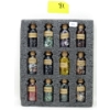 Image 1 : 12 Bottles of Gemstones, Crystals & Healing Stones