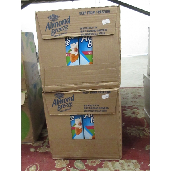 3 Cases of Almond Breeze Unsweetened Almond Milk 