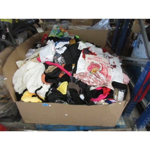 Skid of Clothing and Soft Household Goods