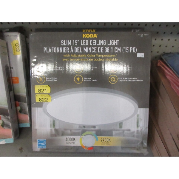 KODA Slim 15" LED Ceiling Light Fixture