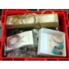 Image 2 : Red RCM Bullion Box filled with Fashion Jewelry