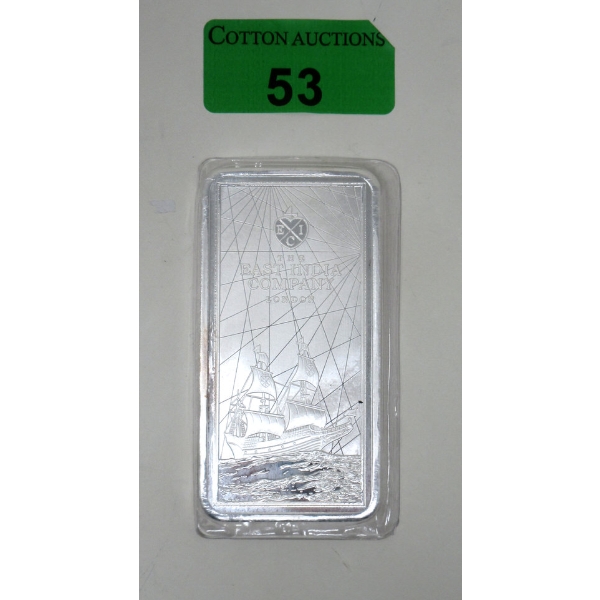 8 Oz .999 Silver 2021 St. Helena Legal Tender Bar 