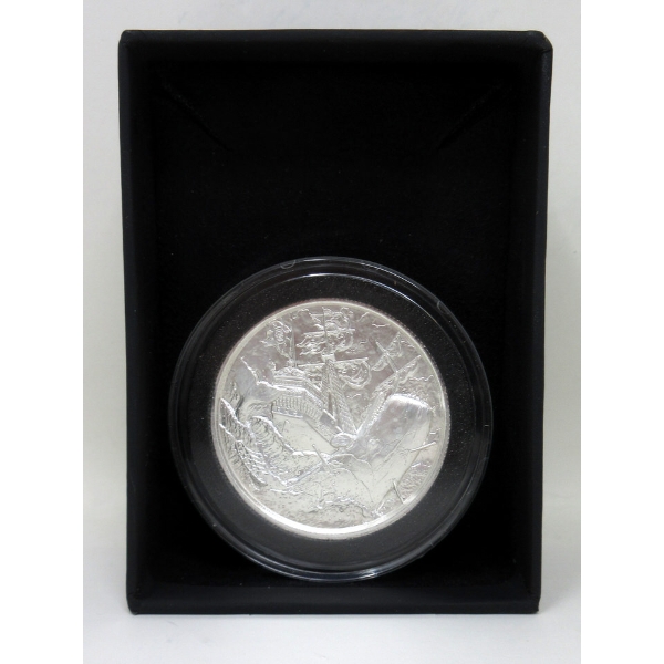 2 Oz .999 Silver 'No Prey No Pay' Moby Dick Art Round 