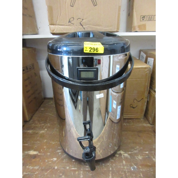 2 New 16 L Chrome Milk Tea Barrels in Boxes