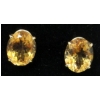 Image 1 : 14 KT Gold 9.4 CTW Citrine Earrings