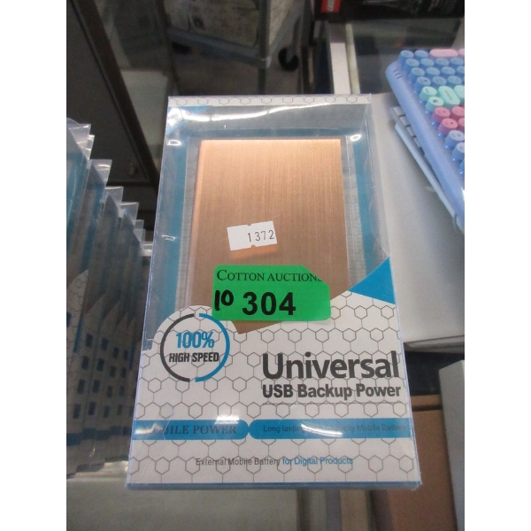 10 Universal USB Power Banks - Gold