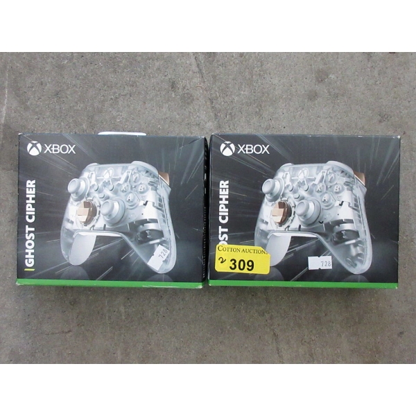 2 Xbox Ghost Cipher Wireless Controllers