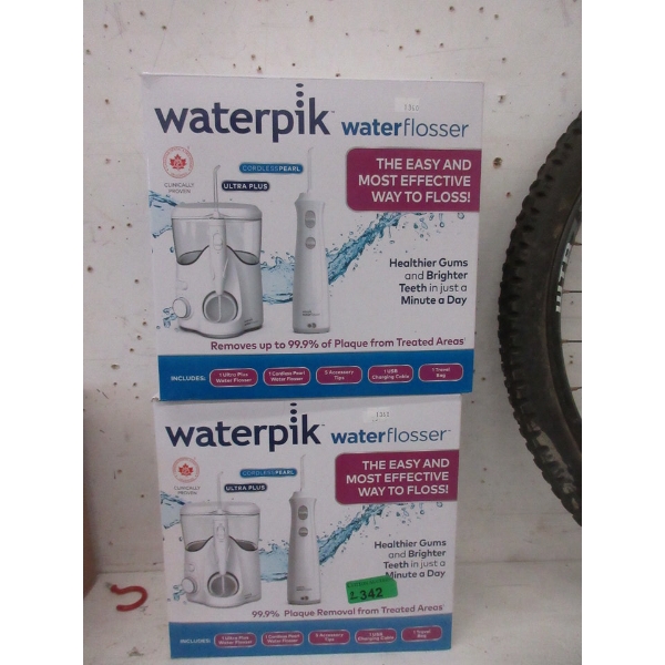 2 Waterpik Water Flosser Combo Packs