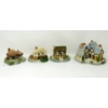 Image 1 : 4 Peter Tomlins "Memory Lane" Cottages Collectibles
