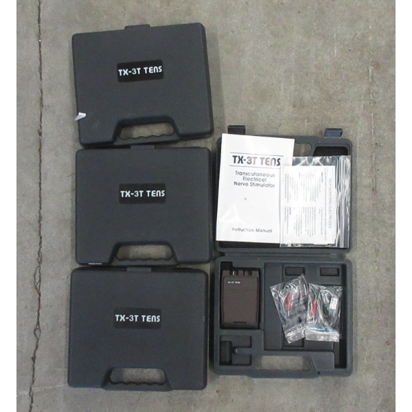 4 TX-3T TENS Machines - Customer Returns