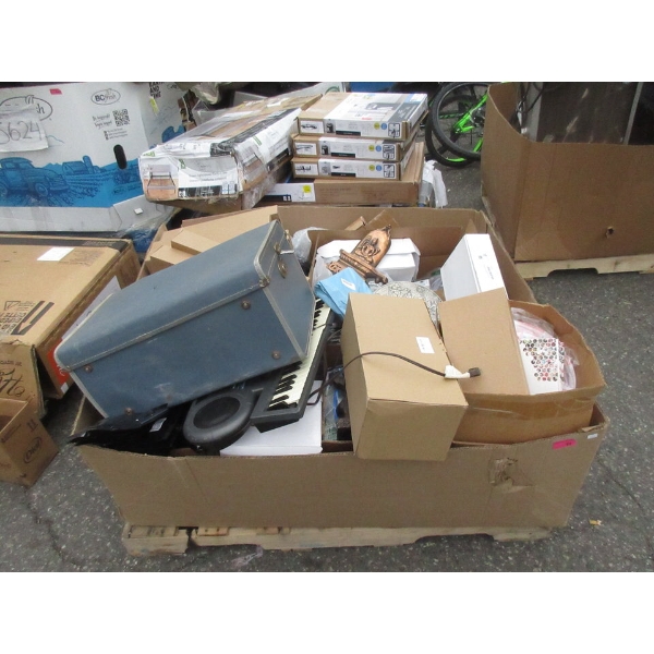 Skid of Assorted New & Preowned Goods - As Is