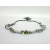 Image 1 : Multi-Gemstone Bolo Bracelet 