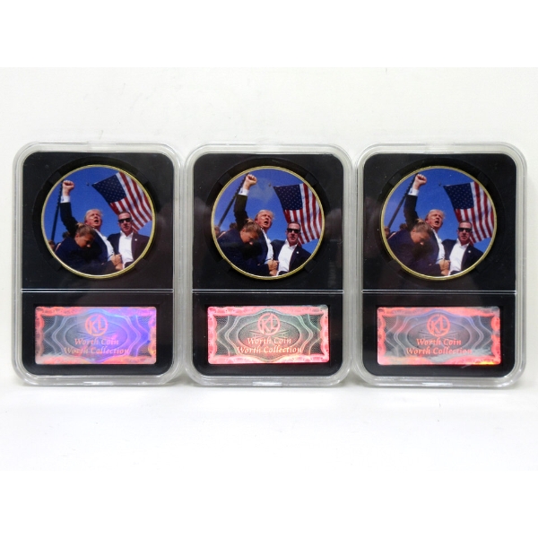 3 Donald Trump Commemorative Rounds