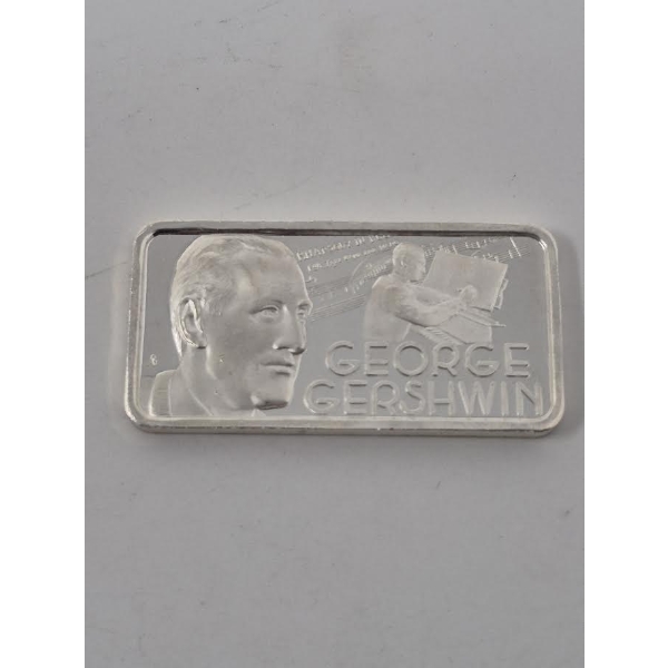 1 Oz .999 Silver Our Greatest Americans Bar