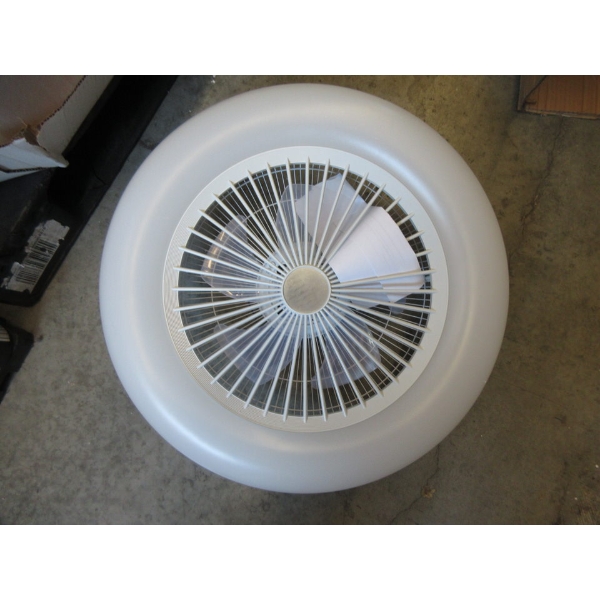 Binnibox Modern 20" White Ceiling Fan with LED Light