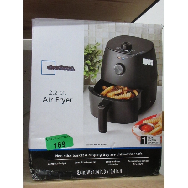 Mainstays Black 2.2 Quart Air Fryer
