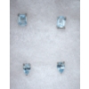 Image 1 : 2 New Pairs of Sterling Silver Blue Topaz Earrings