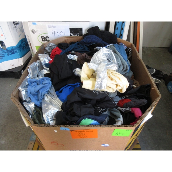 Skid of Overstock & Customer Return Clothing - As Is