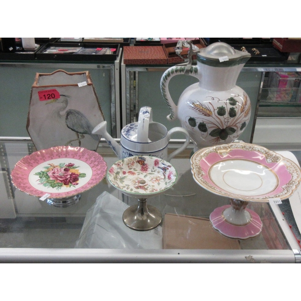 6 Piece Lot of China and Ceramic Pieces 