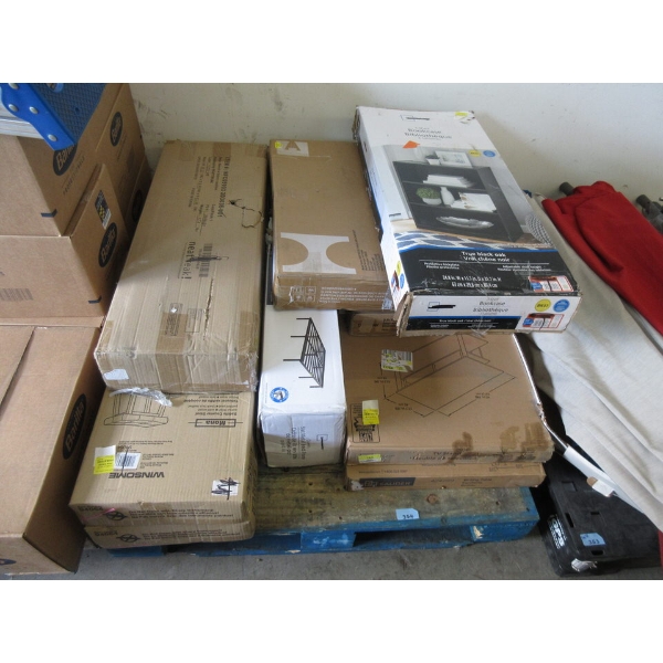 Skid of Assorted Flat Pack Furniture