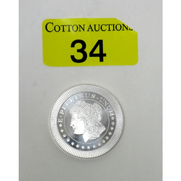 1 Oz .999 Silver E.Pluribus.Unum Round 