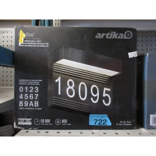 Artika "Headline" LED Address Wall Light 