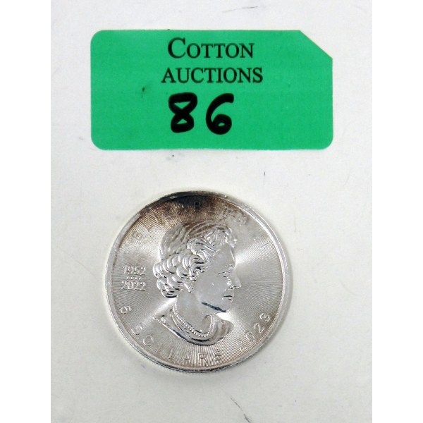 1 Oz .9999 Silver 2023 Canada Maple Leaf Coin 