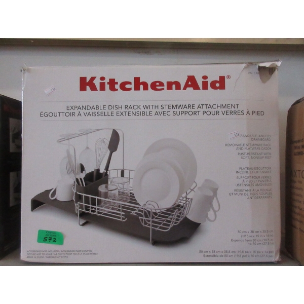 KitchenAid Extendable Dish Drying Rack in Box