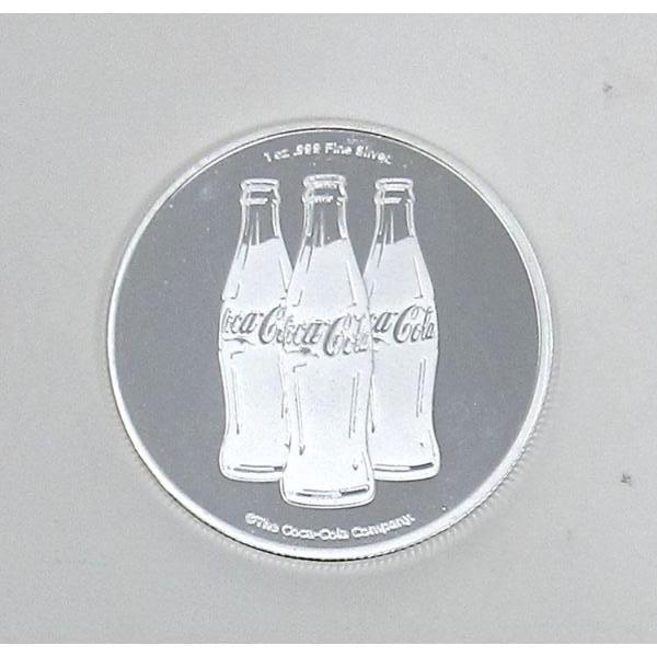 1 Oz .999 Silver Coca-Cola 2-Sided Round 