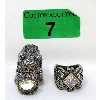Image 1 : 2 x Sterling Silver Estate Rings 