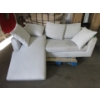Image 1 : Grey Fabric Upholstered Sofa - Missing Chaise End