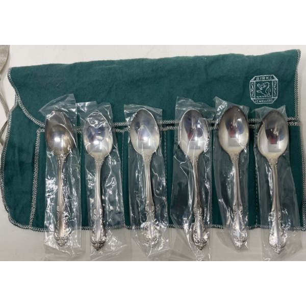 6 x .925 Sterling Silver Birks Spoons 