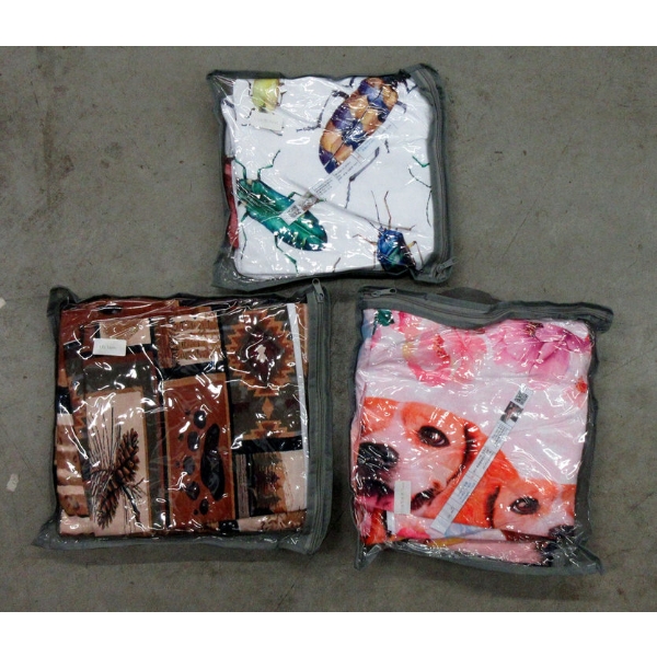 3 Assorted Twin Size Duvet Cover Sets