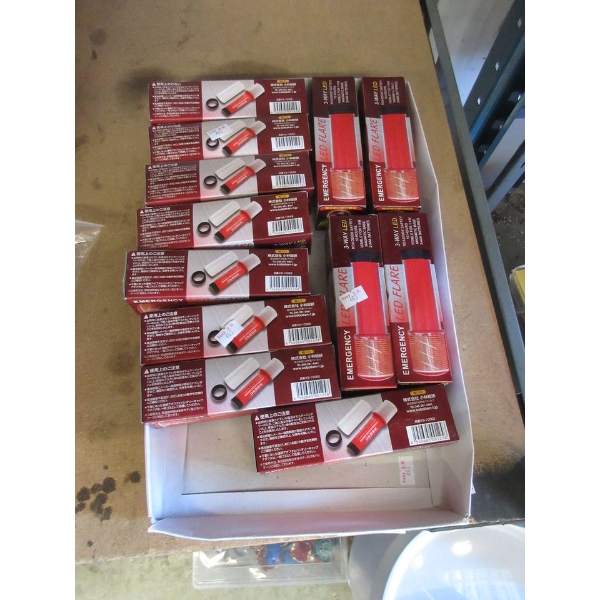 12 New Emergency LED Flare Flashlights