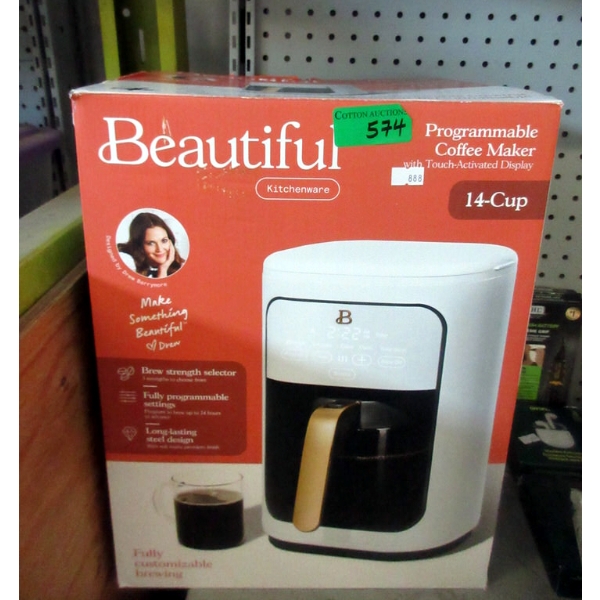 Drew Beautiful 14-Cup Programmable Coffee Maker