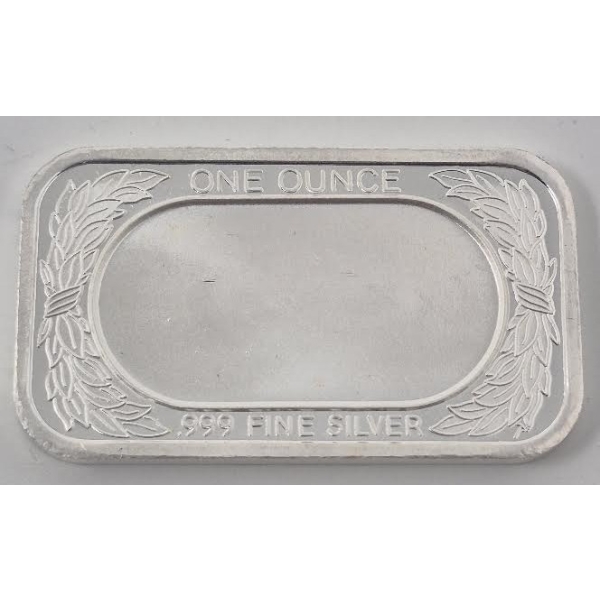 1 Oz .999 Silver America Flag Art Bar 