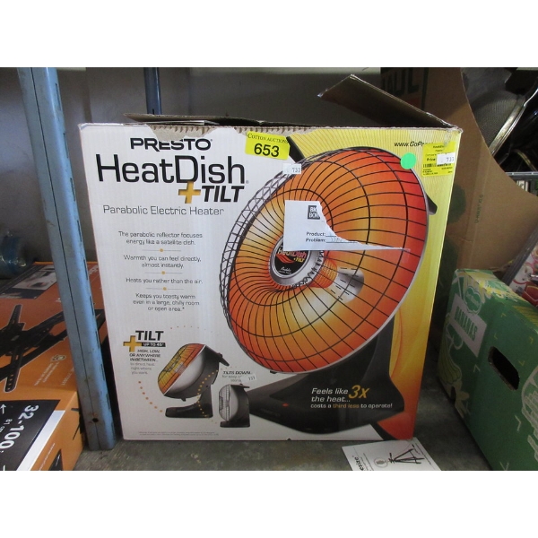 Presto Heat Dish+ Parabolic Heater 