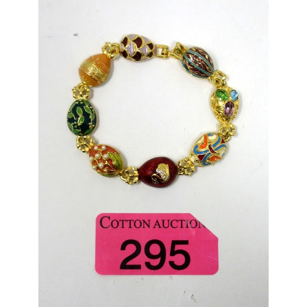 Joan Rivers 7.5" Russian Egg Line Bracelet