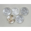 Image 2 : 5 x 1 Oz .999 Silver Trade Unit Rounds 