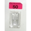 Image 1 : 1 Oz .999 Silver Republic Metals Corp Bar 