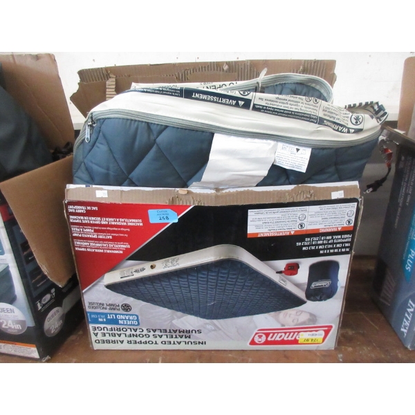 Coleman Insulated Topped Air Bed - Queen Size