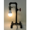 Image 2 : New 14" Metal Pipe & Valve Table Lamp