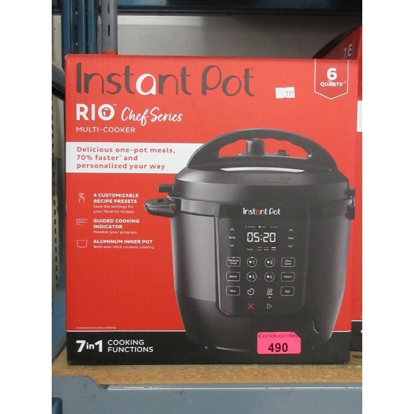 Instant Pot 6 QT Chef Series Rio Multicooker