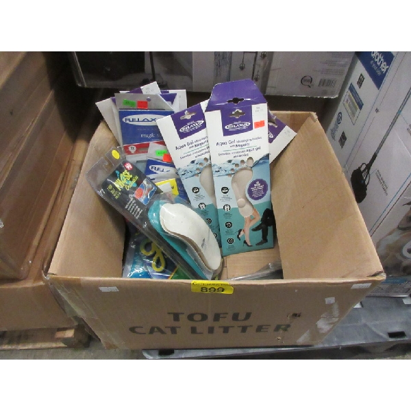 Box of Assorted New Gel Insoles and Orthopedic Inserts