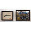 Image 1 : Framed Dueling Pistol Print & Dry Gulch Pub Mirror