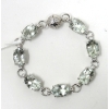 Image 3 : Three .925 Sterling Silver Crystal Bracelets