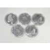 Image 2 : 5 x Silver Clad NUDE Girl Art Rounds