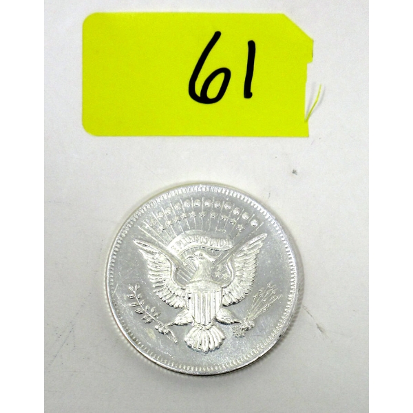 1 Oz .999 Silver Eagle E.Pluribus.Unum Silver Trade Unit Round 