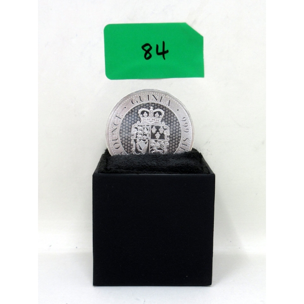 1.25 Oz .999 Silver Guinea 2022 St. Helena Coin 